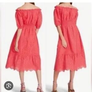 Betsy Johnson Stylish  Off-Shoulder Pink Dress. Size XS